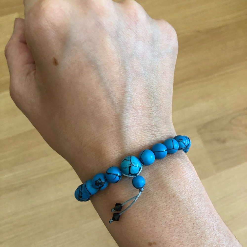 Blue Beaded Bracelet!